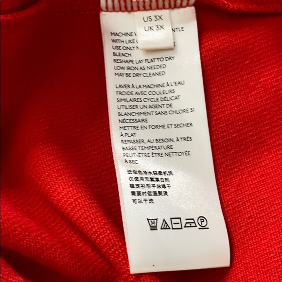 Anthropologie Maeve Deena Dress Flutter Sleeves 3X - Picture 8 of 9